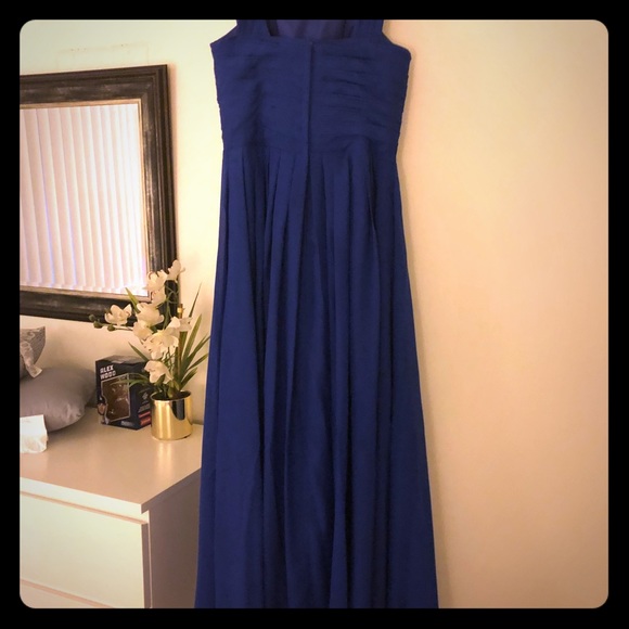 Queenmore Women’s Bridesmaid Dress-Royal Blue - Picture 2 of 6